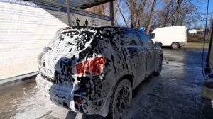 Автомойка самообслуживания. Как экономно помыть машину. Моем за 2,5$ с воском.