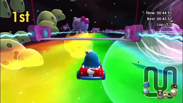 Hello Kitty and Sanrio Friends 3D Racing es raro... смотреть онлайн