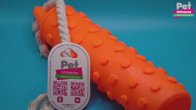PU3074OE Игрушка для собак Pet Universe Грызак палка кусалка с канатиком, 28х5,5 см смотреть онлайн