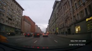 Driving in Moscow agglomeration: Красногорск - Марьино - Текстильщики 10/11/2018 (timelapse)