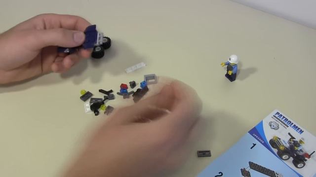 Собираем Конструктор Xipoo PATROLMAN - Патрульная полиция смотреть онлайн