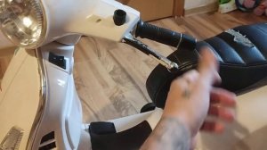 Детский электромотоцикл Vespa