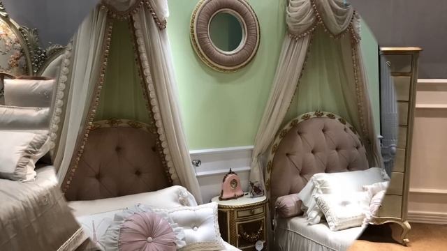 Интерьер спальни Итальянские КРОВАТИ из КИТАЯ из дерева