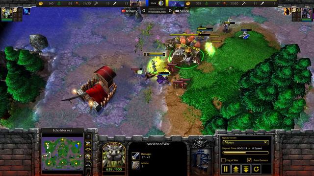 Warcraft III Doubi Ancient of War 2024 Feb6 Fortitude(H) V Moon(N) Game 3 MAPS - Echo Isles V2.2 смотреть онлайн