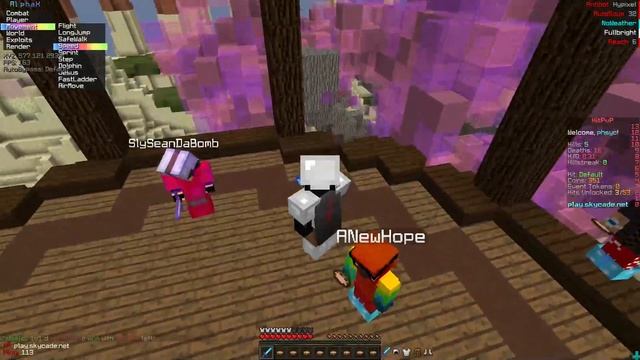 Alpha X Minecraft client showcase (Read Desc) смотреть онлайн