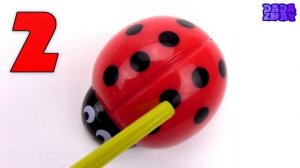Учимся считать от 1 до 10 с божьими коровками | Учим цифры 123 | Учим цифры 1-10 |12345678910