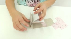 Делаем скрапбукинг- открытка водопад от подружки Насти