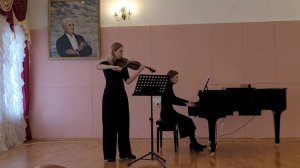 К. Вебер Соната для фортепиано и скрипки №1 F-dur op. 10