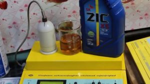Масло ZIC X5 Diesel 5W-30 проверка CCS при.. -30гр.