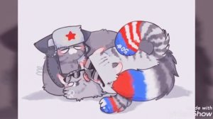 Америка×Россия шип кантрихуманс