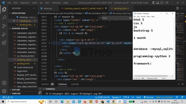 Python Full stack Developer Course | Demo Of Python Full Stack Development Training In Chennai