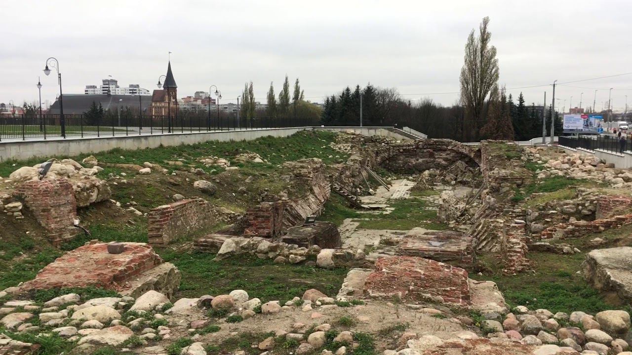 Развалины Западного Флигеля Королевского замка, Дом Советов, Кафедральный собор, Калининград, 11.18 смотреть онлайн