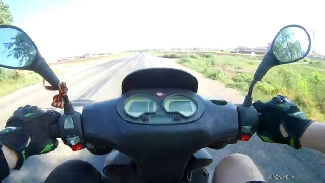 ? Stels Tactic 150, Телки, Мудак на дороге, Злой скутерист. ? смотреть онлайн