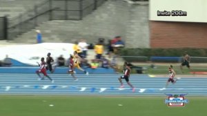 Ahmed Ali (Alabama) throws down a Blazing  20.16 (+2.0) WL 200m Florida Relays 2016