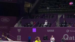 Barbora Strycova vs. Angelique Kerber | 2019 Qatar Total Open Quarterfinal | WTA Highlights