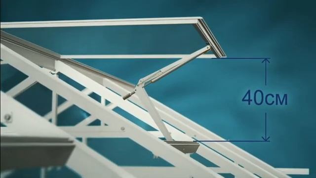 Автомат для форточек теплиц без электричества Botanik