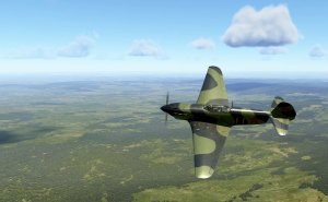 Боевой вылет эскадрильей  Як-9-1,  перехват штурмовиков.