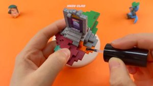 Making Tiny Minecraft Nether Portal Miniature - clay ASMR