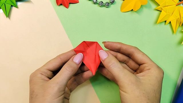 Осенняя поделка из бумаги.?Листья из бумаги смотреть онлайн