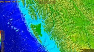 Prince Rupert, Canada, sea level rise -135 - 65 m