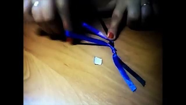 Фенечка из 3 лент.Урок№2.