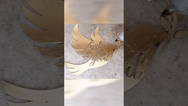 Customized Wall Decor Dove ?Olive Branch #faith #grateful #peace #cecewinans #diycrafts #homedecor