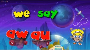 The Sound of aw - au / Phonics Mix! Paw, draw, yawn, pawn, August, launch, applaud and sauce.