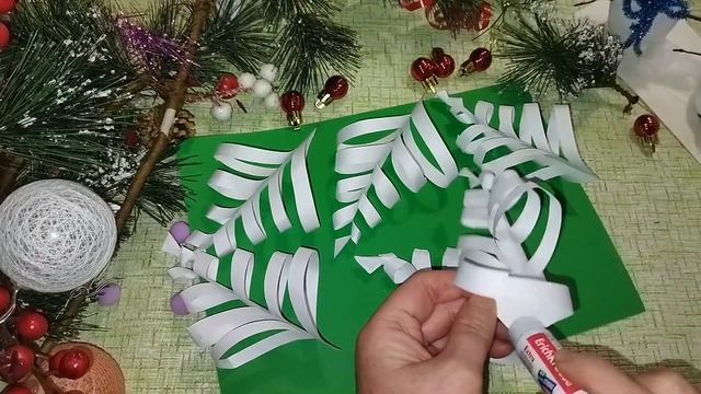 Красивая ОБЪЕМНАЯ СНЕЖИНКА. Новогоднее украшение из бумаги