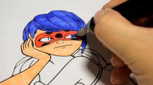 Lady Bug Mermaid online coloring  Леди Баг Русалка онлайн раскраска