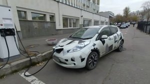 Расход NISSAN LEAF на зимних колесах 215/55/17