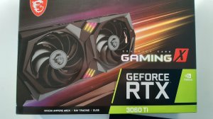 Распаковка и обзор видеокарты MSI GeForce RTX 3060 Ti LHR Gaming X 8Gb