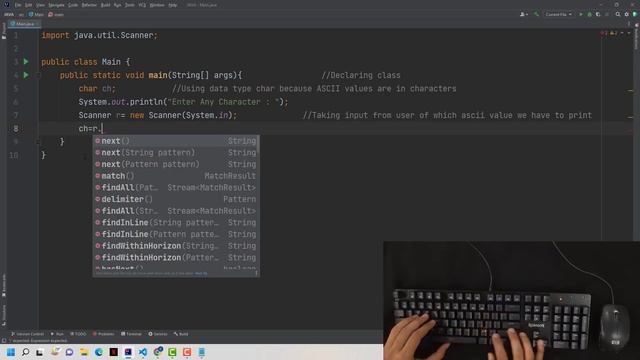 ASMR Programming | Print ASCII Code of Any Character in Java | No Noise
