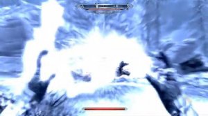 SKYRIM: 0 Magicka Cost Destruction + Conjuration Vs. Ancient Dragon