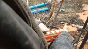 БУРЕНИЕ 20 МЕТРОВОЙ СКВАЖИНЫ МАЛЕНЬКОЙ УСТАНОВКОЙ