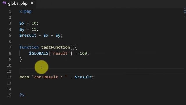 Global Variables in PHP - Become a PHP Master - 16