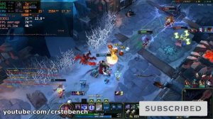 Intel Core i3-1115G4 \ Intel UHD Graphics \ League of Legends at 1080p medium settings (12GB RAM)