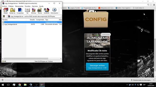 CSGO - Cómo modificar texto y color смотреть онлайн