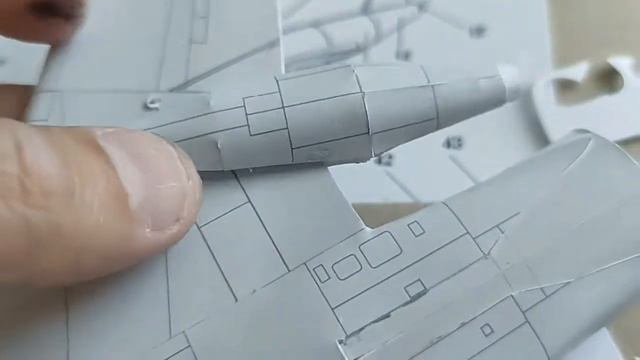 Моделирование! Сборка ту 134 из бумаги, картона