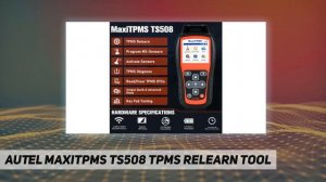 Autel MaxiTPMS TS508 TPMS Relearn Tool - Review 2023