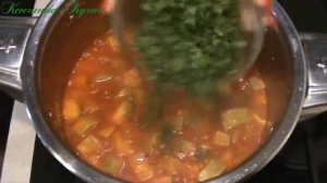 Кабачки в томатном соусе на зиму