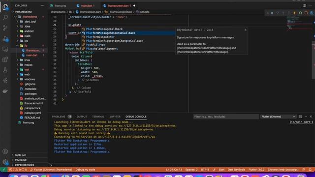 Flutter Web: How to Use IFrame WebView In Flutter + Source Code смотреть онлайн