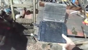 Волга ГAЗ 24 ремонт печки(салонного  отопителя)
