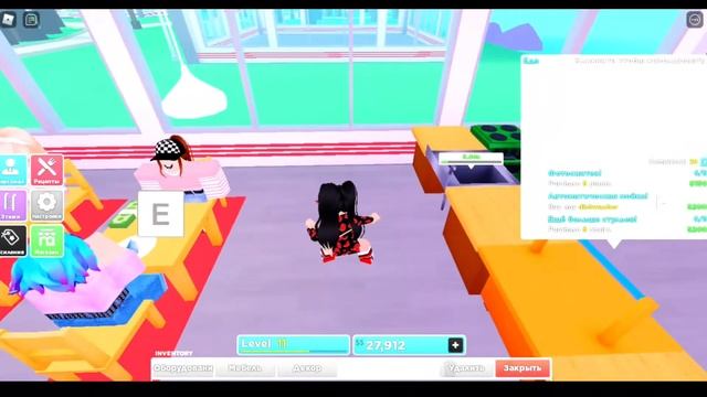 Открыла свой ресторанный бизнес в роблоксе? ROBLOX My Restaurant!??|Как стать богатым за час? смотреть онлайн