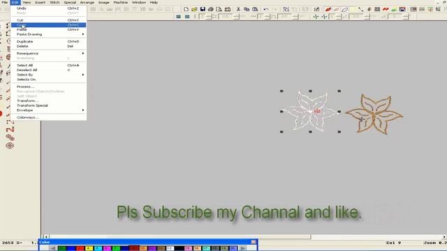 Wilcom Embroidery Designs || Embroidery Machine Design || Embroidery Work-81