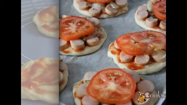 Дрожжевые лепешки с сосисками Для детей