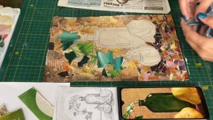 ТДК: Натюрморт (аппликация) часть 2 - выполнение коллажа