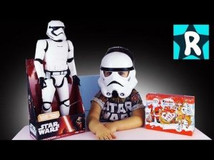 ★ Кукла ШТУРМОВИК Распаковка / Макси Киндер Сюрприз / Disney Star Wars Toy Stormtrooper