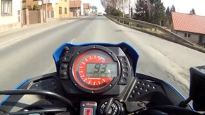 Kawasaki-Z750. Максимальная скорость.