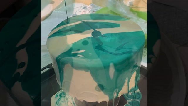 Зеркальная несладкая глазурь для закусочного торта