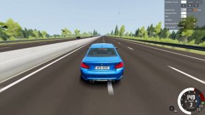 ЛОПНУЛО КОЛЕСО На 250 Км/Ч! Реально УДЕРЖАТЬ? - BeamNg Drive